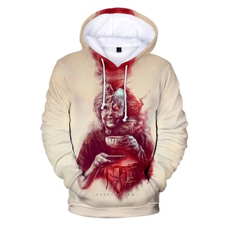 Large Amount Ready Stock 2021 The Pennywise It Clown Stephen King'S It Hoodie Horror Movie Hoodies Boys Halloween Longsleeved Pullover