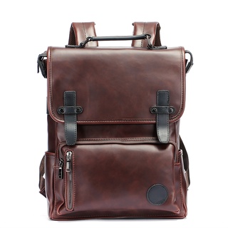 Nueva mochila Retro con tapa Bolso coreano para hombre, mochila de moda urbana, bolso escolar, bolso de viaje, moderno, bolso de un solo hombro ZIrn (5)