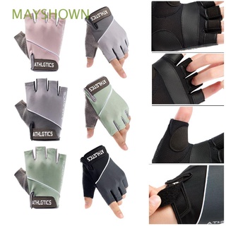 MAYSHOWN Winter Anti Slip Mittens Motorcycling Bicycle Bike Half Finger Cycling Gloves Accessories Yoga Fitness Breathable Sports Short Sports Gloves/Multicolor