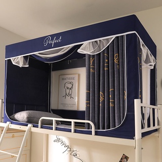 Nuevo tipo de cama cortina dormitorio litera superior inferior estudiante 0,9 cama superior e inferior ins dormitorio co
