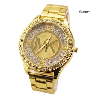 KISS-GFX MK - reloj de pulsera de cuarzo analógico con incrustaciones de diamantes de imitación (2)