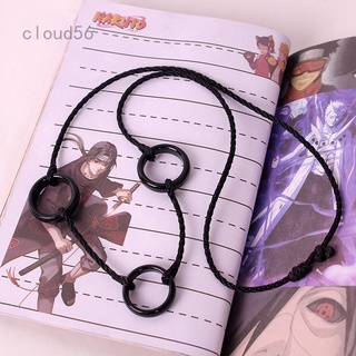 Collares De cadena De Anime japonés Akatsuki cosplay Itachi redondos collares para hombre