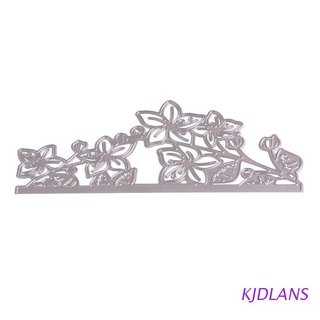 kjdlans the jasmine metal troqueles de corte plantilla diy scrapbooking en relieve tarjeta de papel