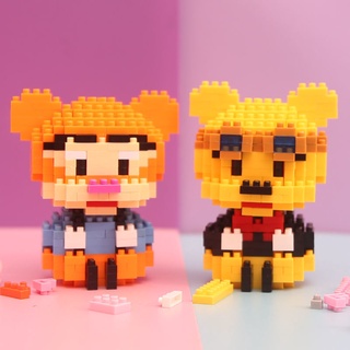 Diamante construcción bloque rompecabezas Mickey Minnie compatible LEGO micDiamond construir bloque rompecabezas Mickey Minnie compatible LEGO micro partícula infantil Mini rompecabezas (2)