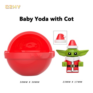 Bebé Yoda Minifiguras Mandalorian Bloques De Construcción Juguetes (7)