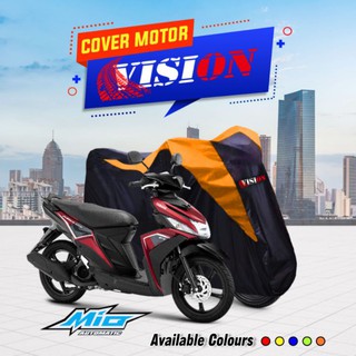 Cubierta de motocicleta Matic Mio All Series cubierta de motocicleta capa visión plata naranja motocicleta cubierta