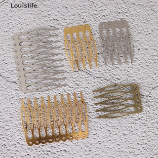 [louislife] 10 pzs peine de Metal con forma de garra/pinza para el cabello/5/10 dientes/suministros para el cabello DIY