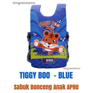 Tiggy BOO TIGER - cinturón de Pillion azul para niños (cinturón de Pillion para motocicleta/seguridad/cinturón)