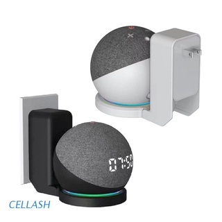 Cellash Outlet Wall Mount Holder Stand Hanger For Alexa Echo Dot 4th Gen Space Saving Accessories Without Messy EU/US Two Styles