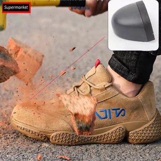 SUP Zapatos De Dedo Del Pie De Acero De La Moda Kevlar Fibra Seguridad Transpirable Trabajo Para Los Hombres