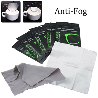 1Pc Reusable Special Anti-fog Molecule Glasses Towelettes/Eyeglass Wipe Prevent Fogging/Lens Suede Cloth Defogger