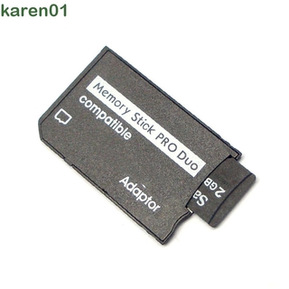 KAREN01 1000/2000 TF a MS almacenamiento tarjeta de memoria caso PRO DUO adaptador PSP tarjeta SD adaptador/Multicolor
