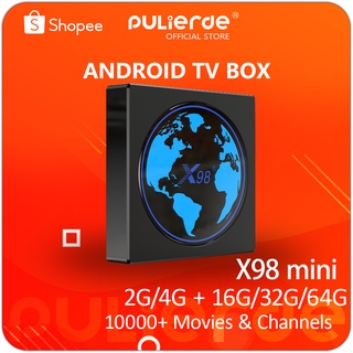 Nueva Llegada Pulierde X98mini TV Box Android 11 10000 Canales Y Películas S905W2 2G/4G + 16G/32G/64G 4K Quad Core 64bit (1)