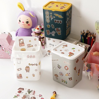 escritorio papelera lindo internet celebridad mini girlinscovered pequeña oficina hogar minimalista nórdico caja de almacenamiento
