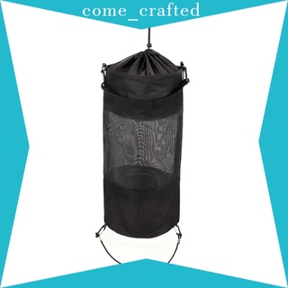 [come_crafted] bolsa de basura portátil de malla para barco, lavable a prueba de fugas al aire libre, bolsas de basura para barco, kayak o autocaravana, ligeras y