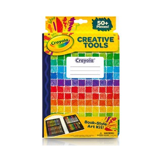 Crayola Crayola creatividad herramientas libro estilo arte Kit 50+ piezas