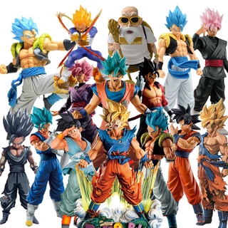 24 estilos Anime Dragon Ball Z Son figura Son Gohan Manga modelo Super Saiyan acción Figma PVC juguetes DBZ Goku muñeca de navidad (1)