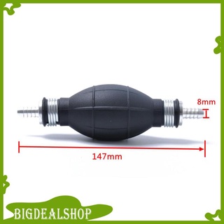 8 mm 5/16 negro tipo bombilla de goma transferencia de combustible de vacío línea de combustible de mano imprimación de gasolina gasolina bomba Diesel para coche