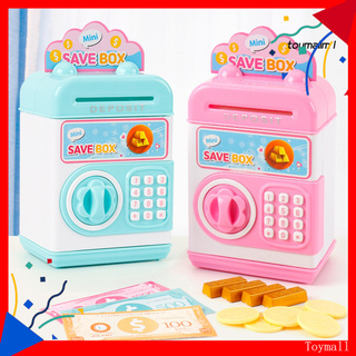 toymall realista Mini ATM hucha guardar caja moneda modelo de efectivo niños pretender juguete