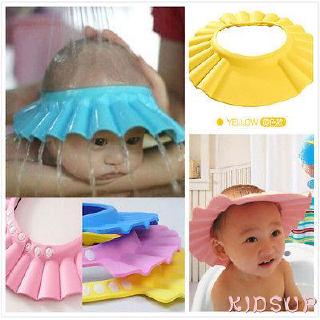 Kidsup seguro champú ducha baño tapas proteger suave gorra bebé niños niños Unisex sombrero