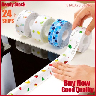 Stadays - adhesivo impermeable para fregadero de cocina, Anti-molde, impermeable, para baño, encimera, pegatinas autoadhesivas