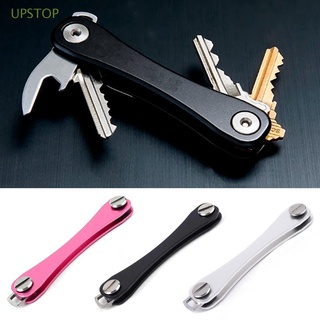 UPSTOP Mini Key Organizer Smart EDC Gear Holder Keychain Home Storage Metal Decorative Case Clip Ring/Multicolor