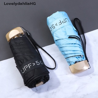 [lovelydahliahg] 5 mini super bolsillo compacto paraguas sol anti uv lluvia a prueba de viento recomendado
