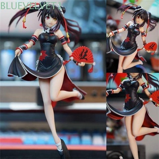 Figura De acción bluevelvet1 chica Chlidrens regalo muñeca Modelo juguetes Tokisaki Kurumi Figura Anime fecha uno en Vivo