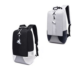 [listo Stock] Air Jordan_Flying Jordan mochila de ocio Fitness mochila de moda y versátil