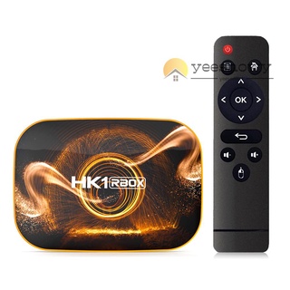 HK1 RBOX R1 Smart TV Box Android 10.0 UHD 4K Media Player RK3318 4GB/64GB 2.4G / 5G Dual-band WiFi BT4.0 100M LAN Digital Display with Remote Control