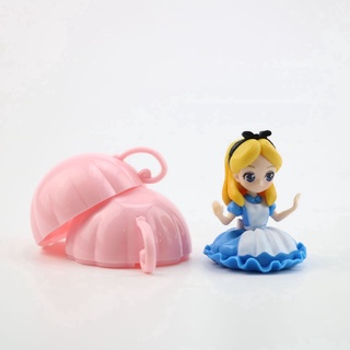 12 unids/set sorpresa Gashapon juguete princesa muñecas cápsula princesa bolas Elsa Anna sofía sirena Belle enredado regalo (5)