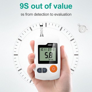cofoe yili - juego de medidores de glucosa en sangre sistema de monitoreo de glucómetro (5)