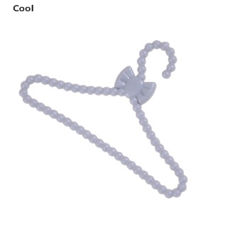 ✵【Cool】 12pcs Doll Grey Mini Bowknot Clothes Rack Coat Dress Hanger Holder .MX