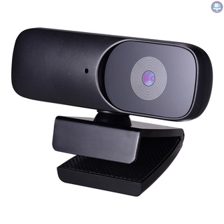Aibecy Full HD 1080P Webcam CMOS 500W cámara Web con micrófono soporte enfoque automático USB cámara de ordenador Plug and Play para PC de escritorio portátil videollamadas conferencias en vivo grabación en línea clases