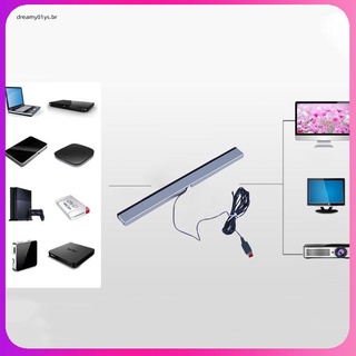 Promoción De reemplazo De radio infrarrojo Tv con Sensor De control Remoto con cable receptor De barra inducción inducción Para consola Wii Wii (5)