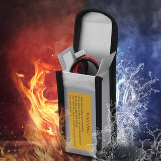 IMG/ 2xRC ignífugo LiPo bolsa de batería a prueba de explosiones seguro de seguridad contenedor de carga (6)