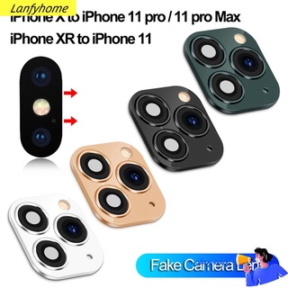 Lanfy soporte Flash De lujo Para Iphone Xr X Para Iphone 11 Pro Max lentes De cámara falsos/multifuncional