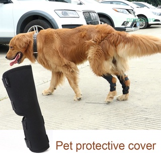 detroit 1 Pair Shockproof Pet Dogs Rear Legs Brace Guard Knee Hock Protector Support Pad (4)