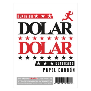Block Notas de Remision Original Dolar 1/8 50 Hojas Duplicado con Papel Carbon