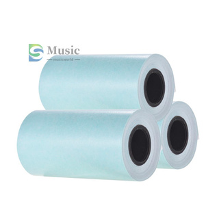 [Muwd] rollo de papel adhesivo imprimible papel térmico directo con autoadhesivo 57*30 mm (2.17*1.18 pulgadas) para PeriPage A6 bolsillo térmico (5)