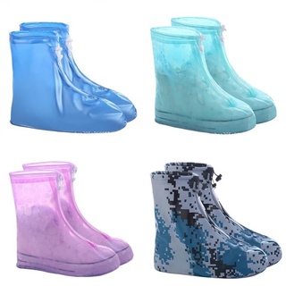 Botas impermeables y resistentes a la lluvia de alta calidad para hombres y mujeres botas de goma fundas reutilizables para zapatos, botas antideslizantes para lluvia (3)