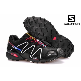 salomon/salomon Speedcross 1 al aire libre profesional senderismo deporte zapatos de los hombres zapatos negro rojo 40-46