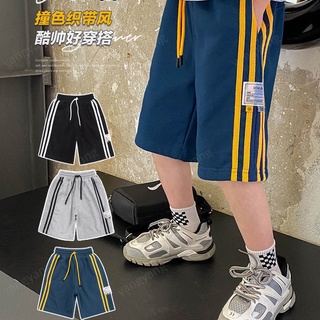 boys' cotton shorts summer 2021 new boys' capris middle and large children's pants children's baby casual pants trend [height 100-160cm]