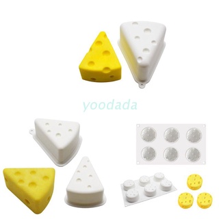 Yoo molde de silicona de queso 3D para hornear Mousse molde de pastel helado Jello postre molde