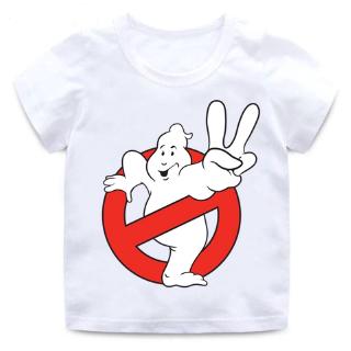 Niños niñas niños cazafantasmas niños manga corta camisetas bebé ropa (1)