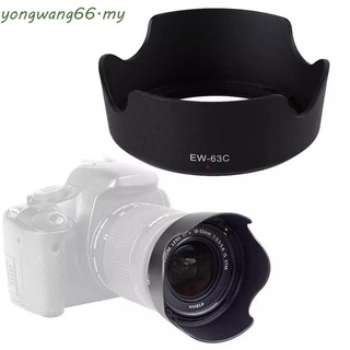 Yw negro lente de la cámara capucha ABS lente protetor lente capucha EW63C EF-S 18-55mm Durable f/3.5-5.6 EW-63C/Multicolor