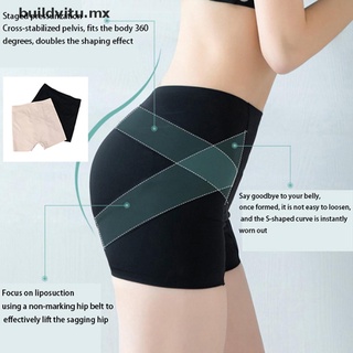 【buildvitu】 Shapewear Belly Control Shaper Girdle Boned Pants Women's Safe Safety Shorts [MX]