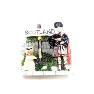 Escocia escocia scott - parche para refrigerador (scott london, reino unido)