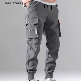 leesisters1 cargo pantalones hombres vintage hip hop bolsillos joggers pantalones estilo safari pantalones de chándal mx (8)