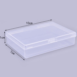 he6mx 4pcs 10*7cm cajas de plástico transparentes jugando tarjetas contenedor caja de almacenamiento 210907 (2)